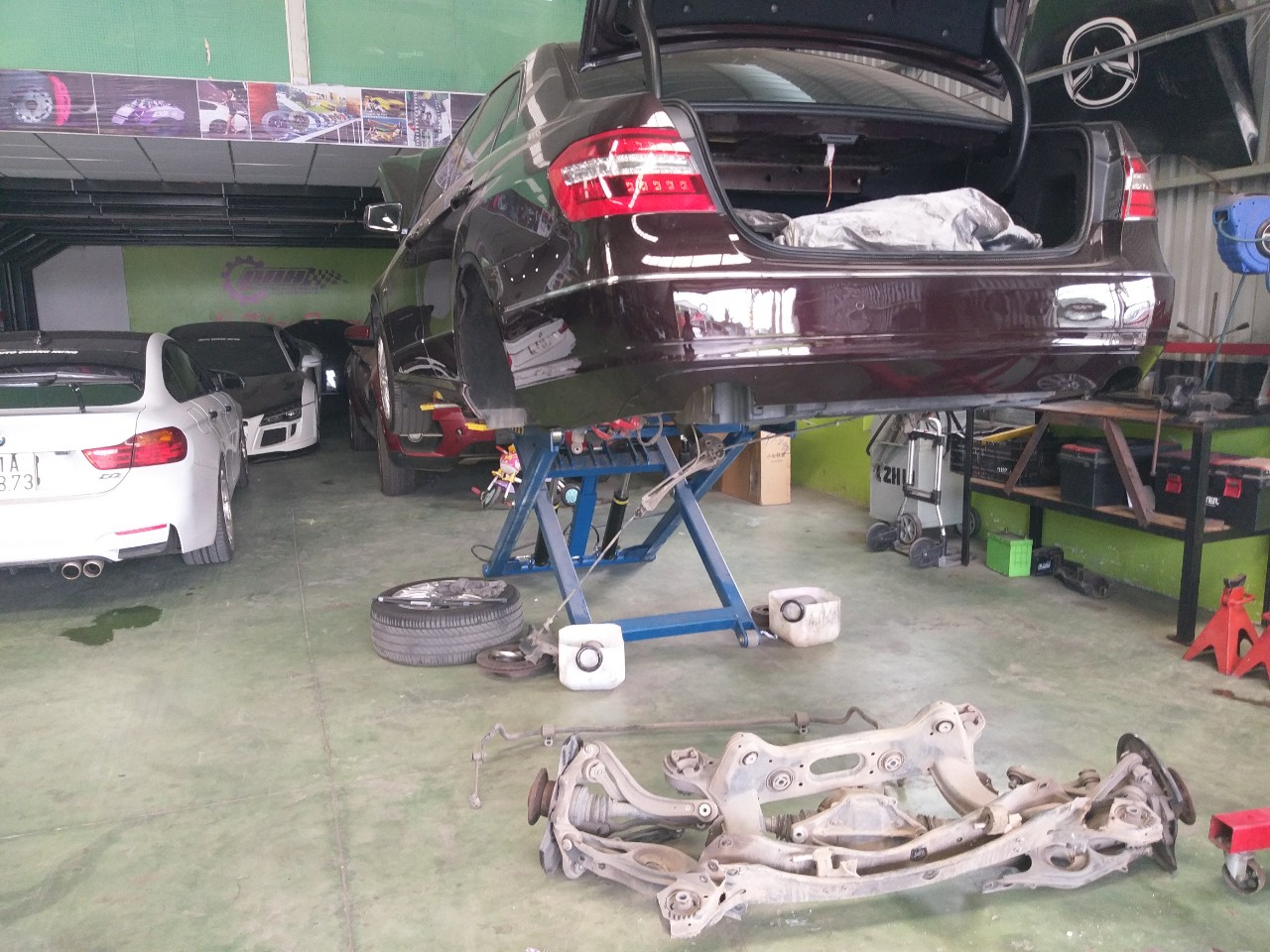 Cầu nâng cắt kéo di động giá rẻ