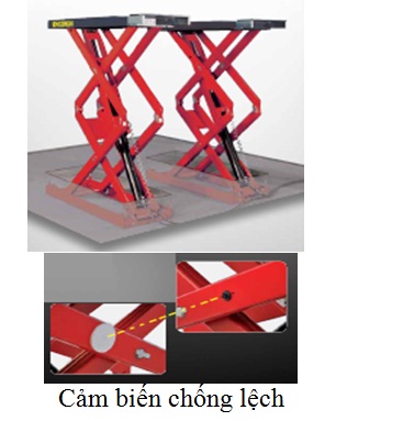 Cầu nâng cắt kéo nâng bụng ERCO 351T