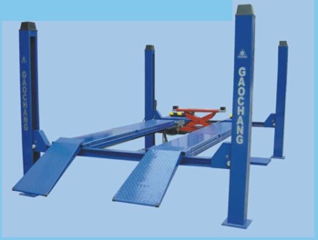 Cầu nâng 4 trụ 4 tấn GC-4.0F kiểu bàn nâng phẳng