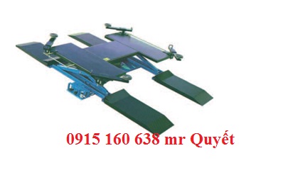 Cầu nâng cắt kéo khí nén cho xưởng làm lốp.
