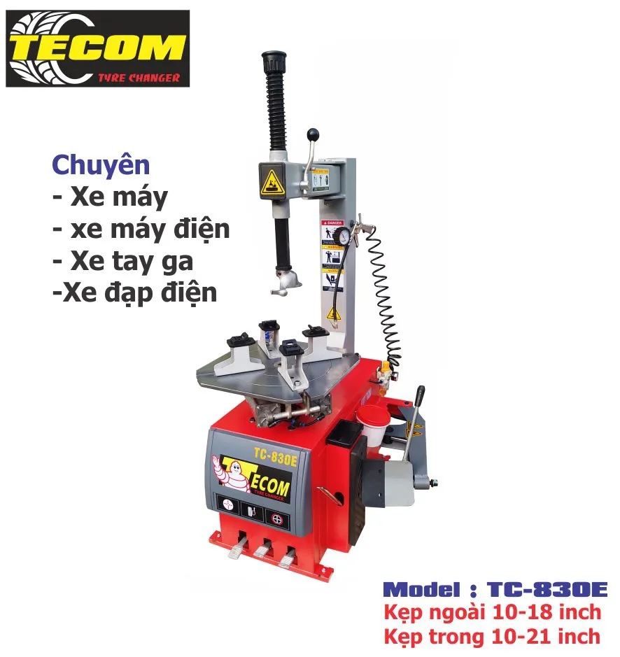 Máy ra vào lốp xe máy TC 830E